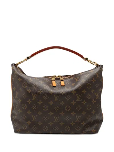 Pre-owned Louis Vuitton 2012 Monogram Sully Pm Shoulder Bag In Brown