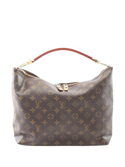 Pre-owned Louis Vuitton 2012 Monogram Sully Pm Shoulder Bag In Brown