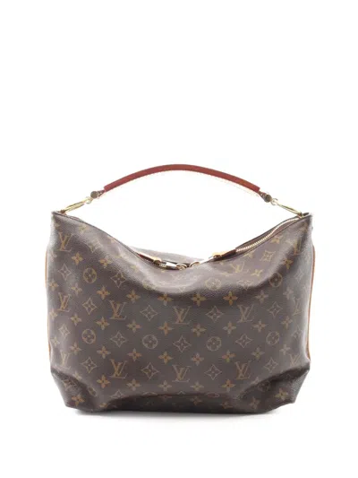 Pre-owned Louis Vuitton 2012 Monogram Sully Pm Shoulder Bag In Brown