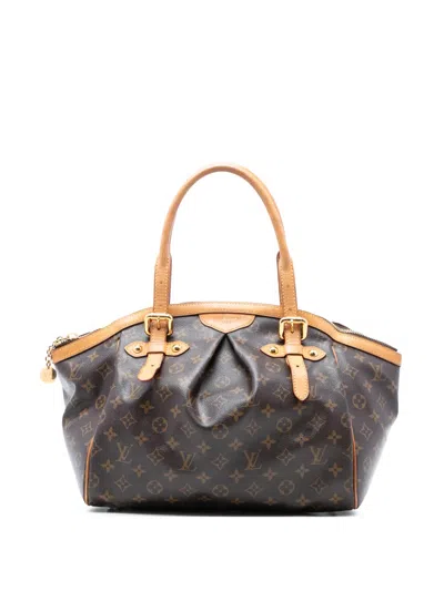 Pre-owned Louis Vuitton 2012 Monogram Tivoli Gm Shoulder Bag In Brown