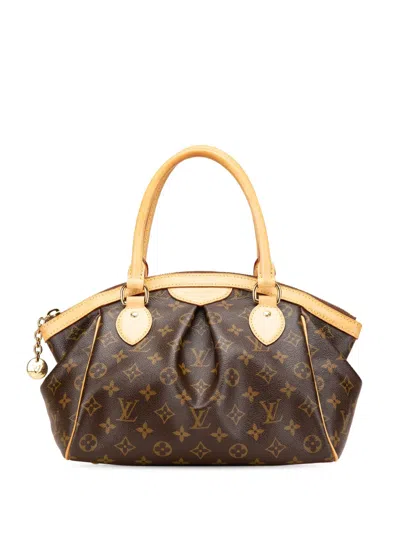 Pre-owned Louis Vuitton 2012 Monogram Tivoli Pm Handbag In Brown