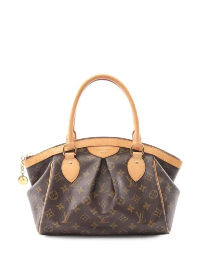 Pre-owned Louis Vuitton 2012 Monogram Tivoli Pm Handbag In Brown