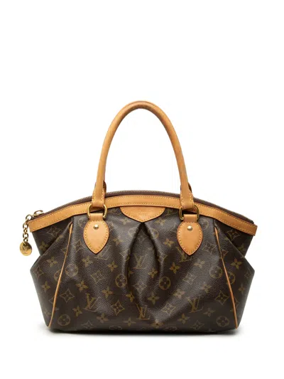 Pre-owned Louis Vuitton 2012 Monogram Tivoli Pm Handbag In Brown