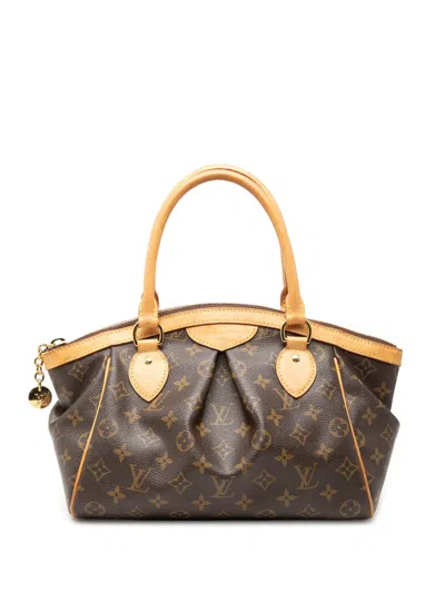 Pre-owned Louis Vuitton 2012 Monogram Tivoli Pm Handbag In Brown