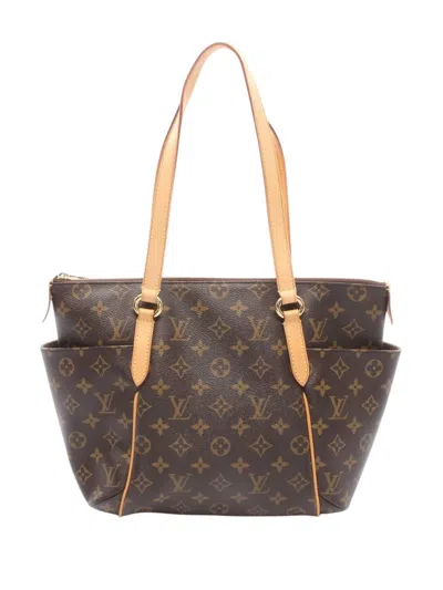 Pre-owned Louis Vuitton 2012 Monogram Totally Pm Tote Bag In Brown