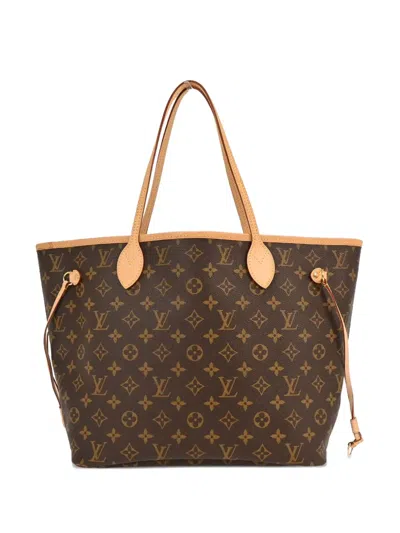 Pre-owned Louis Vuitton 2012 Monogram Tote Bag In Brown