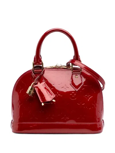 Pre-owned Louis Vuitton 2012 Monogram Vernis Alma Bb Satchel