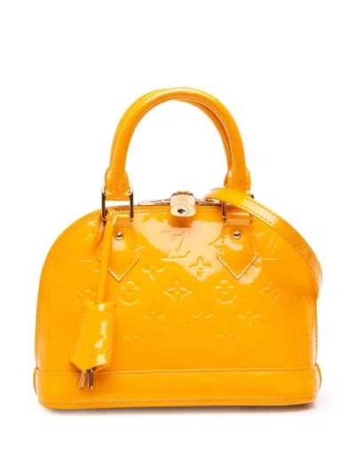 Pre-owned Louis Vuitton 2012 Monogram Vernis Alma Bb Satchel
