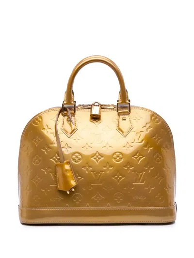 Pre-owned Louis Vuitton 2012 Monogram Vernis Alma Pm Handbag
