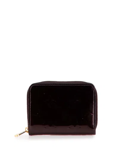 Pre-owned Louis Vuitton 2012 Monogram Vernis Zippy Purse Coin Pouch In Purple