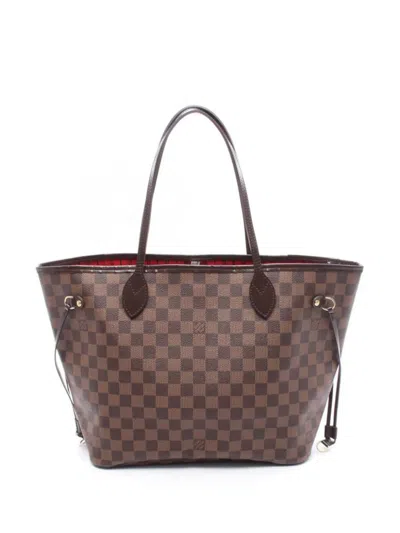 Pre-owned Louis Vuitton 2012 Neverfull Mm Tote Bag In Brown
