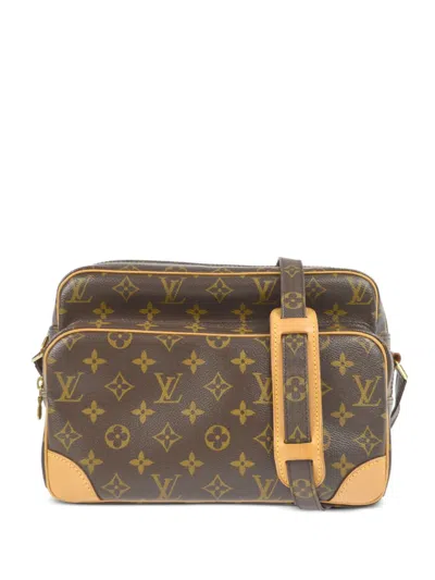 Pre-owned Louis Vuitton 2012 Nile Shoulder Bag In Brown