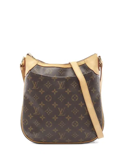 Pre-owned Louis Vuitton 2012 Odeon Pm Monogram Shoulder Bag In Brown