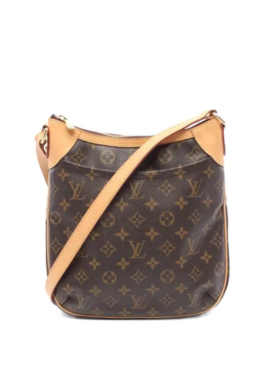 Pre-owned Louis Vuitton 2012 Odeon Pm Monogram Shoulder Bag In Brown