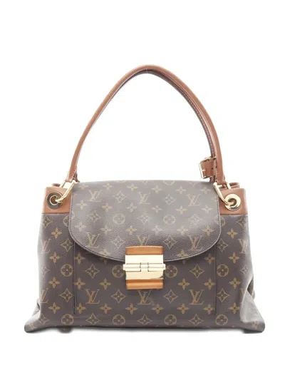 Pre-owned Louis Vuitton 2012 Olympe Monogram Tote Bag In Brown