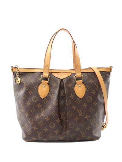 Pre-owned Louis Vuitton 2012 Palermo Pm Handbag In Brown