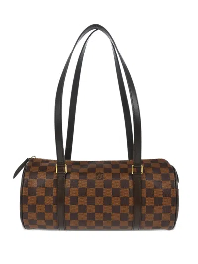 Pre-owned Louis Vuitton 2012 Papillon Shoulder Bag In Brown