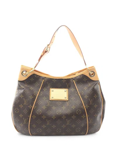 Louis Vuitton 2012 Pm Monogram Galliera Tote Bag In Brown