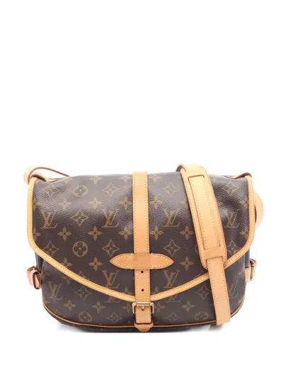 Pre-owned Louis Vuitton 2012 Saumur 30 Shoulder Bag In Brown
