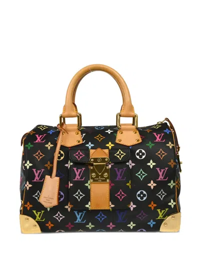 Pre-owned Louis Vuitton 2012 Speedy 30 Handbag In Black