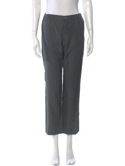 Pre-owned Louis Vuitton 2012 Straight Leg Pants In Green