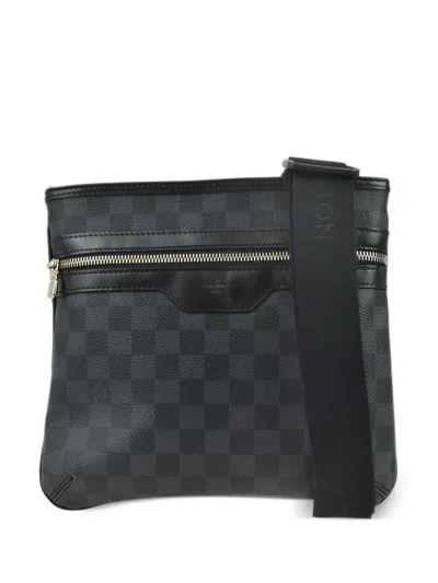 Pre-owned Louis Vuitton 2012 Thomas Crossbody Bag In Black