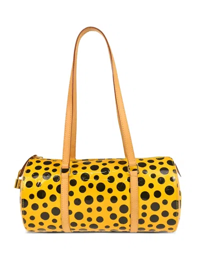 Pre-owned Louis Vuitton 2012 Vernis Dot Infinity Papillon Tote Bag