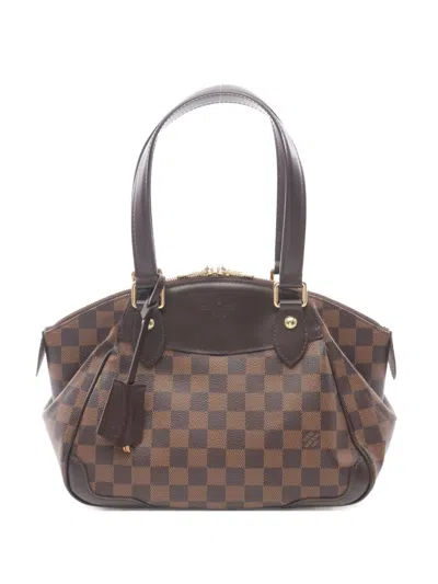 Pre-owned Louis Vuitton 2012 Verona Pm Tote Bag In Brown