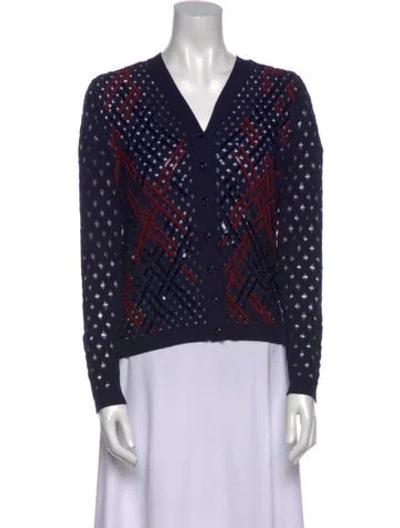Pre-owned Louis Vuitton 2012 Wool Sweater In Blue