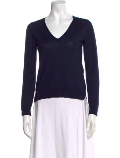 Pre-owned Louis Vuitton 2012 Wool Sweater In Blue