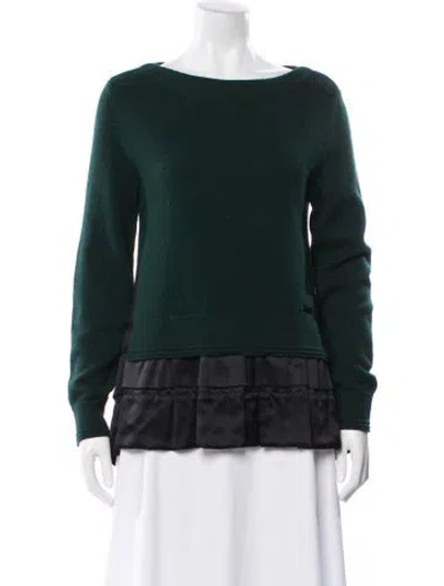Pre-owned Louis Vuitton 2012 Wool Sweater In Green