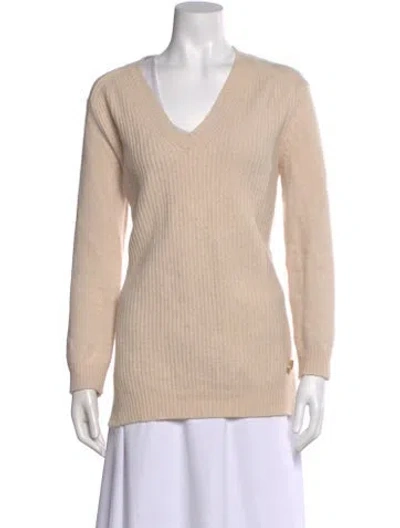 Pre-owned Louis Vuitton 2012 Wool Sweater In Neutral