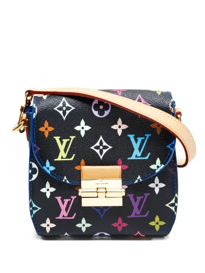 Pre-owned Louis Vuitton 2012 X Takashi Murakami Heart Breaker Shoulder Bag In Black