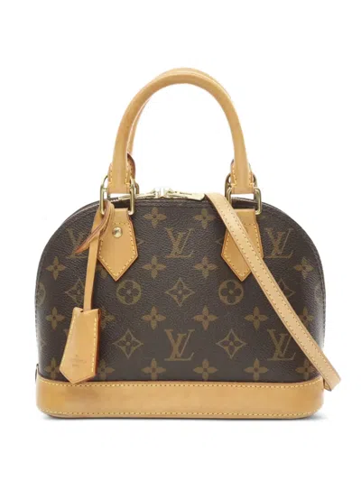 Pre-owned Louis Vuitton 2013 Alma Bb Handbag In Brown