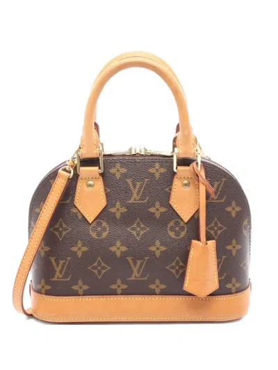 Pre-owned Louis Vuitton 2013 Alma Bb Handbag In Brown