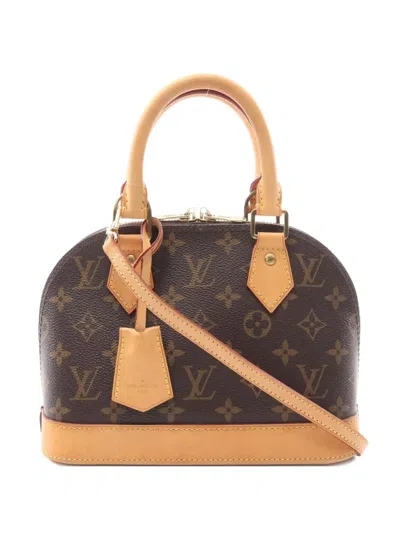 Pre-owned Louis Vuitton 2013 Alma Bb Handbag In Brown