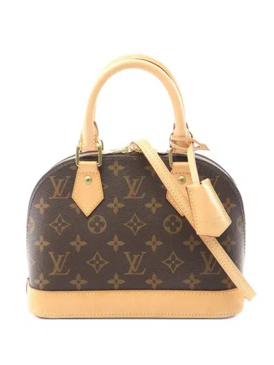 Pre-owned Louis Vuitton 2013 Alma Bb Tote Bag In Brown