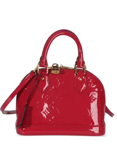 Pre-owned Louis Vuitton 2013 Alma Tote Bag In Red