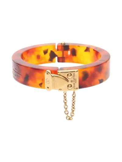 Pre-owned Louis Vuitton 2013 Brassler Rock Me Bracelet In Brown