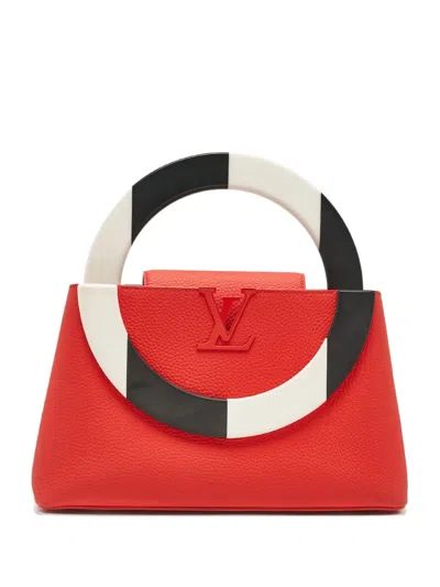 Pre-owned Louis Vuitton 2013 Capucines Mm Tote Bag