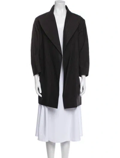 Pre-owned Louis Vuitton 2013 Coat In Black