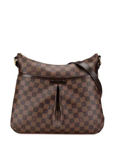 Pre-owned Louis Vuitton 2013 Damier Ebene Bloomsbury Pm Crossbody Bag In Brown