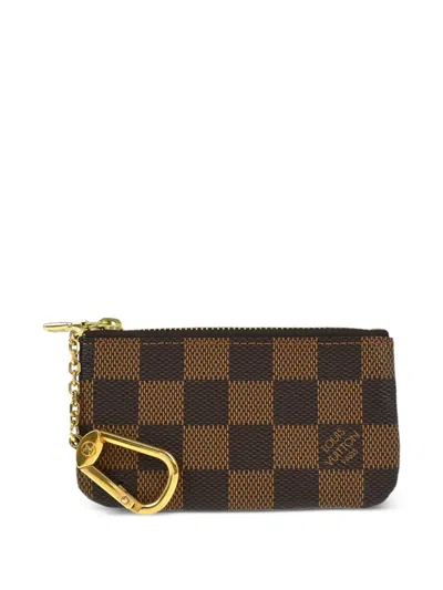 Pre-owned Louis Vuitton Damier Ebène 钱包（2013年典藏款）