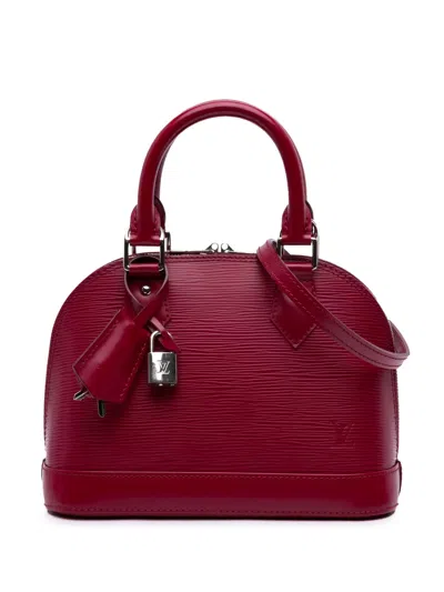 Pre-owned Louis Vuitton 2013 Epi Alma Bb Satchel