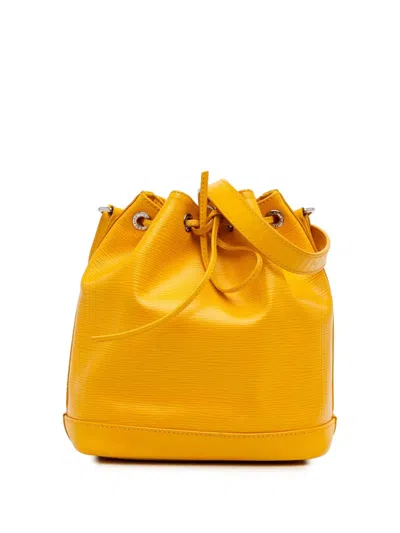 Pre-owned Louis Vuitton 2013 Epi Noe Bb Bucket Bag In Yellow