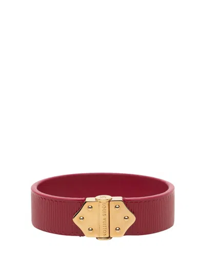 Pre-owned Louis Vuitton 2013 Epi Spirit Bracelet Costume Bracelet In Red