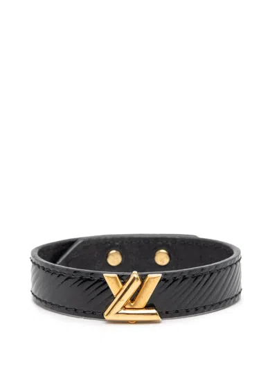Pre-owned Louis Vuitton 2013 Epi Twist It Bracelet Costume Bracelet In Black
