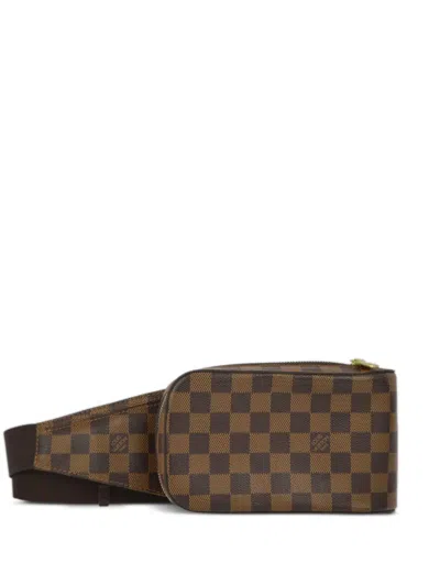 Pre-owned Louis Vuitton 2013 Geronimos Belt Bag In 褐色