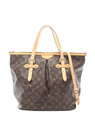 Pre-owned Louis Vuitton 2013 Gm Palermo Tote Bag In Brown