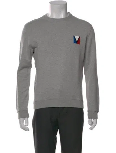 Pre-owned Louis Vuitton 2013 Graphic Print Sweatshirt In Gray